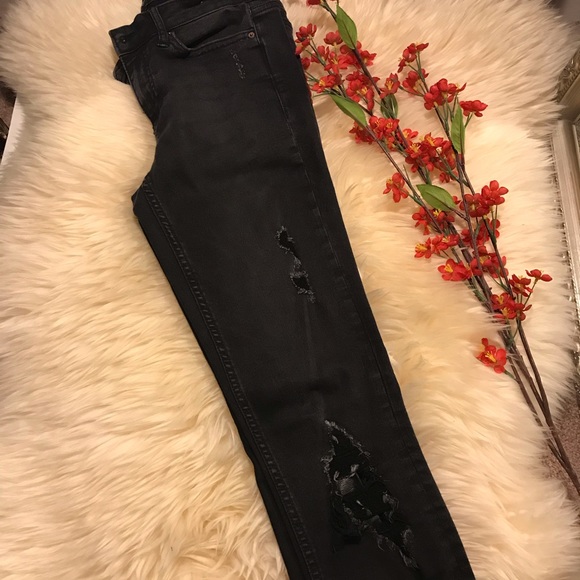 Calvin Klein Distressed Skinny Jeans - Picture 7 of 8